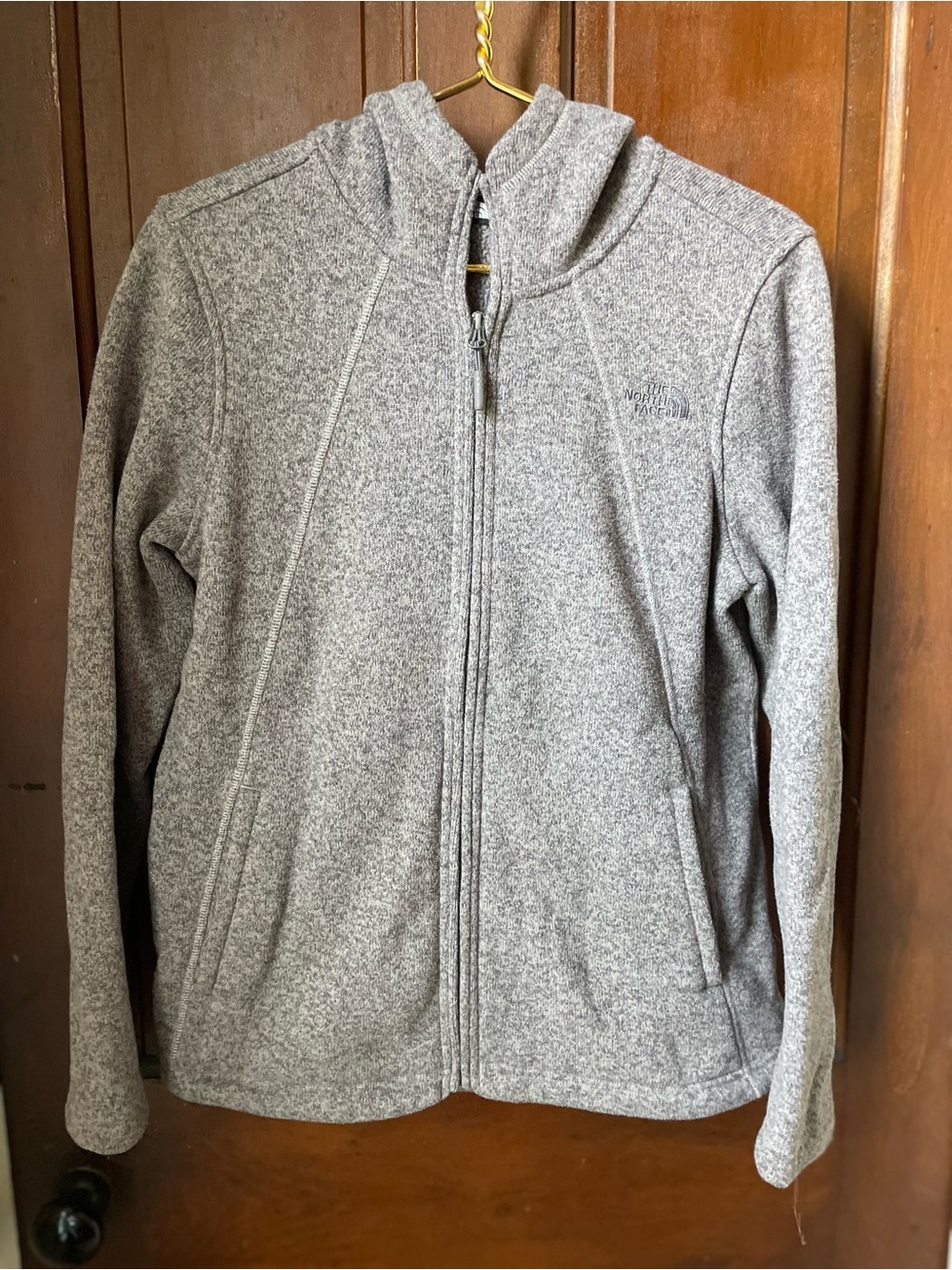 The North Face women’s large purple jacket